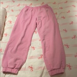 Bubblegum Pink Brandy Melville Sweatpants